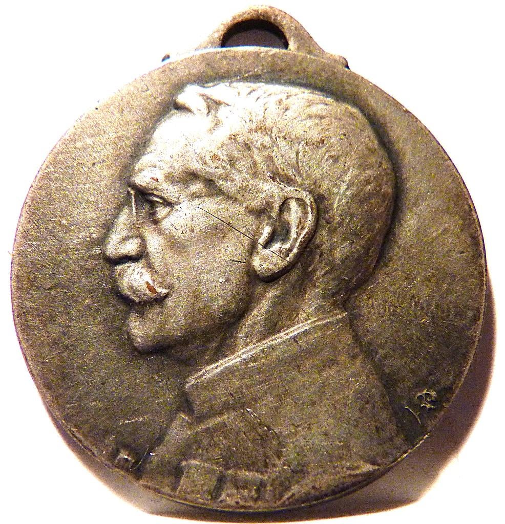 Frans patriottisch medaillon, Ophalen of Verzenden, Brons