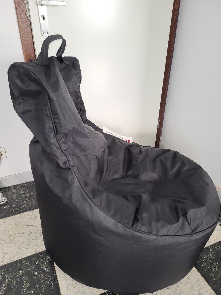 Zitzak Sit & Joy, Ophalen, Zo goed als nieuw, Zwart, Zitzak