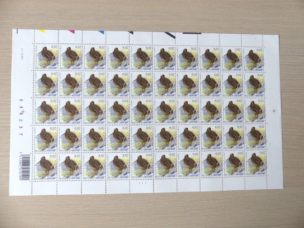2003 : Feuille complète Buzin Bécassine des marais (3199), Timbres & Monnaies, Enlèvement ou Envoi, Non oblitéré, Neuf