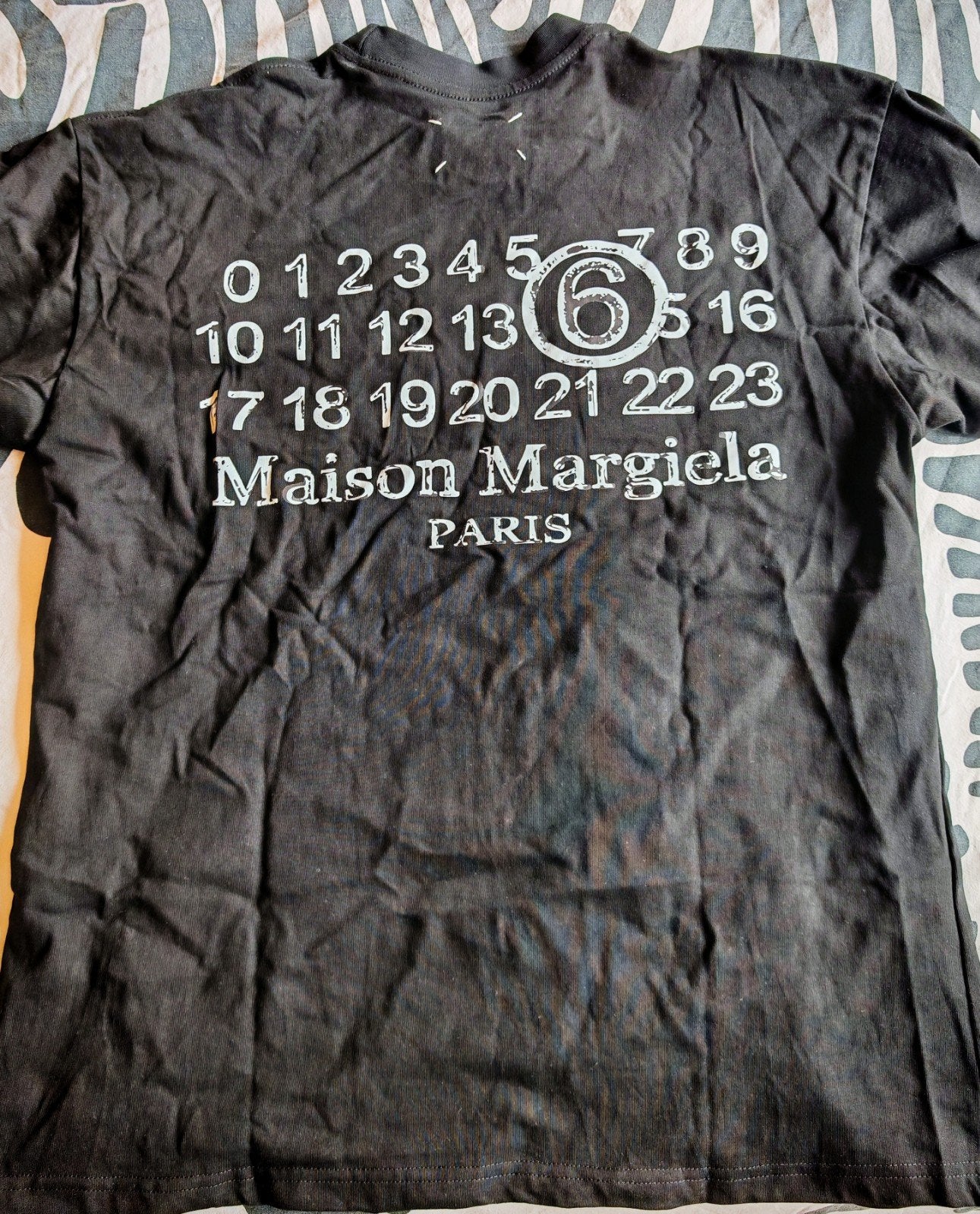 Margiela t-shirt MM6 black, Ophalen