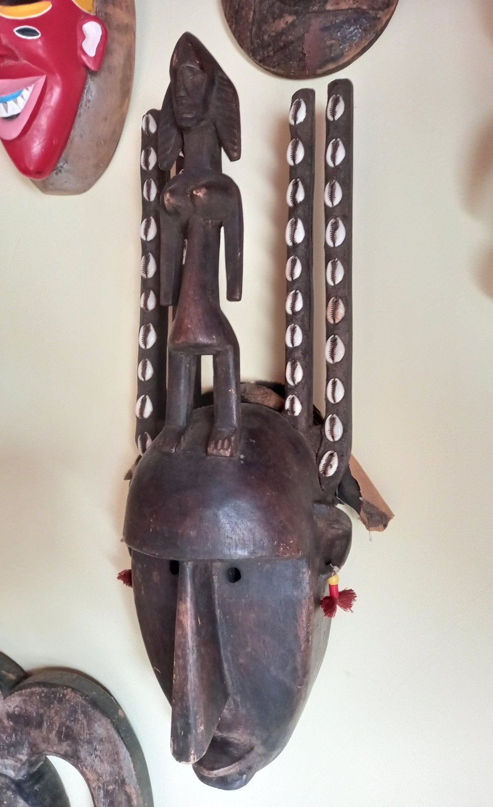 Afrikaans masker Bambara uit Mali, Antiek en Kunst, Ophalen