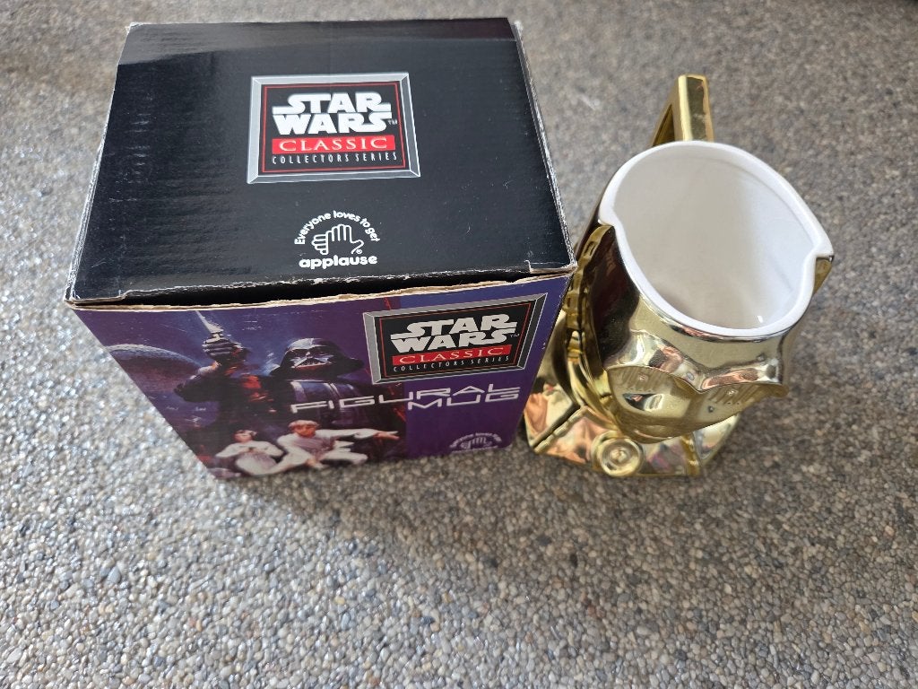 C-3PO Figural Mug 1995 Applause #46047, Ophalen of Verzenden, Zo goed als nieuw, Gebruiksvoorwerp