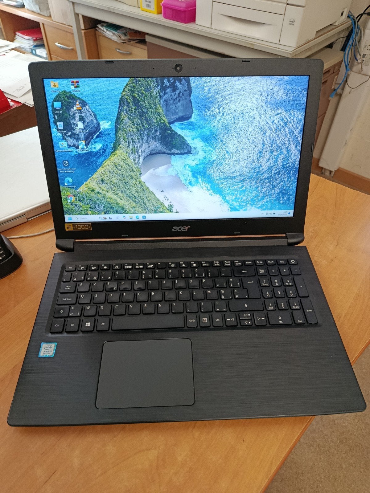 acer aspire 15 inch i5 laptop met 500GB SSD, Windows 11, Computers en Software, Ophalen of Verzenden, 15 inch, Azerty, SSD