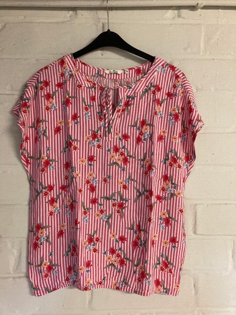 Roze met wit gebloemde zomerbloes, Tom Tailor, maat 38, Vêtements | Femmes, Blouses & Tuniques, Taille 38/40 (M), Enlèvement ou Envoi