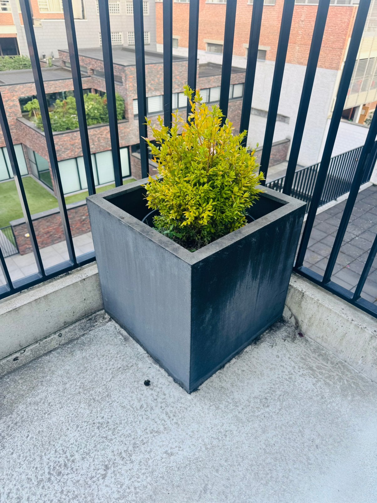 Jardinières cubiques (50x50x50 cm), Jardin & Terrasse, Bacs à fleurs & Jardinières, Enlèvement, Comme neuf, Balcon