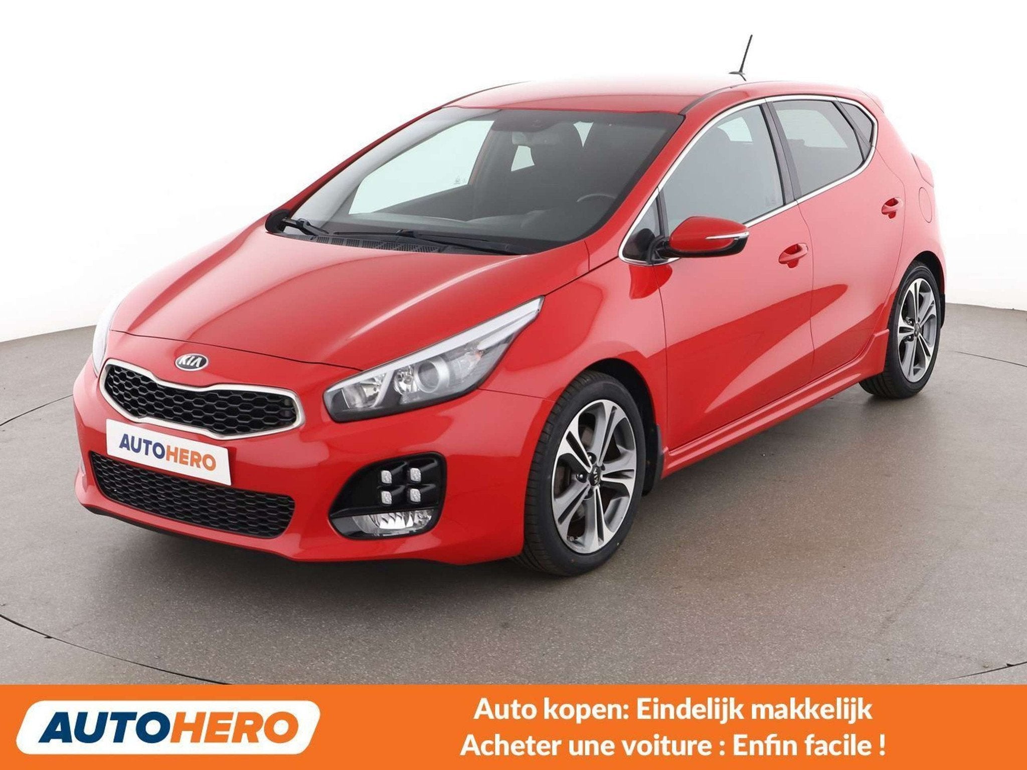 Kia Ceed / cee'd 1.6 CRDi GT Line (bj 2016), Auto's, Stof, Gebruikt, Zwart, 136 pk