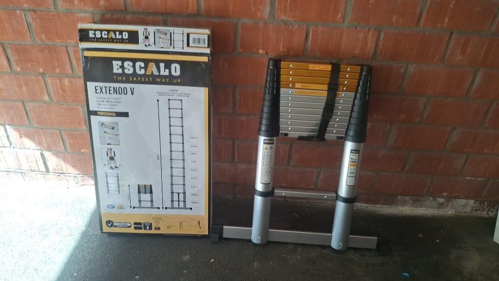 Ladder, Doe-het-zelf en Bouw, Ladders en Trappen, Ophalen, Nieuw, Ladder, Opvouwbaar of Inschuifbaar