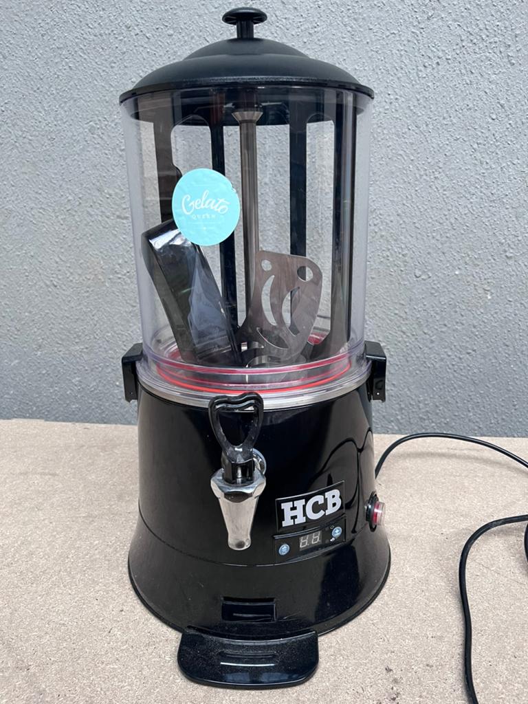 Chocomelk warmhouder, Ophalen