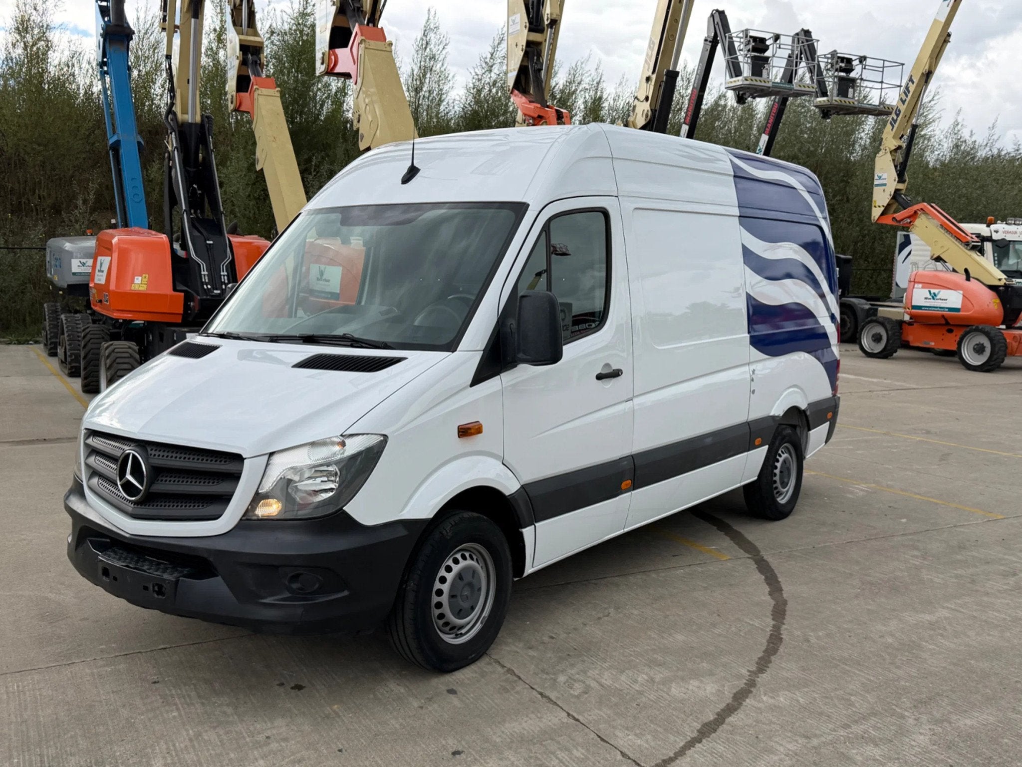 Mercedes-Benz Sprinter 214 H2L2 webasto, Autos, Camionnettes & Utilitaires, Achat, Euro 6, Entreprise, Autres carburants