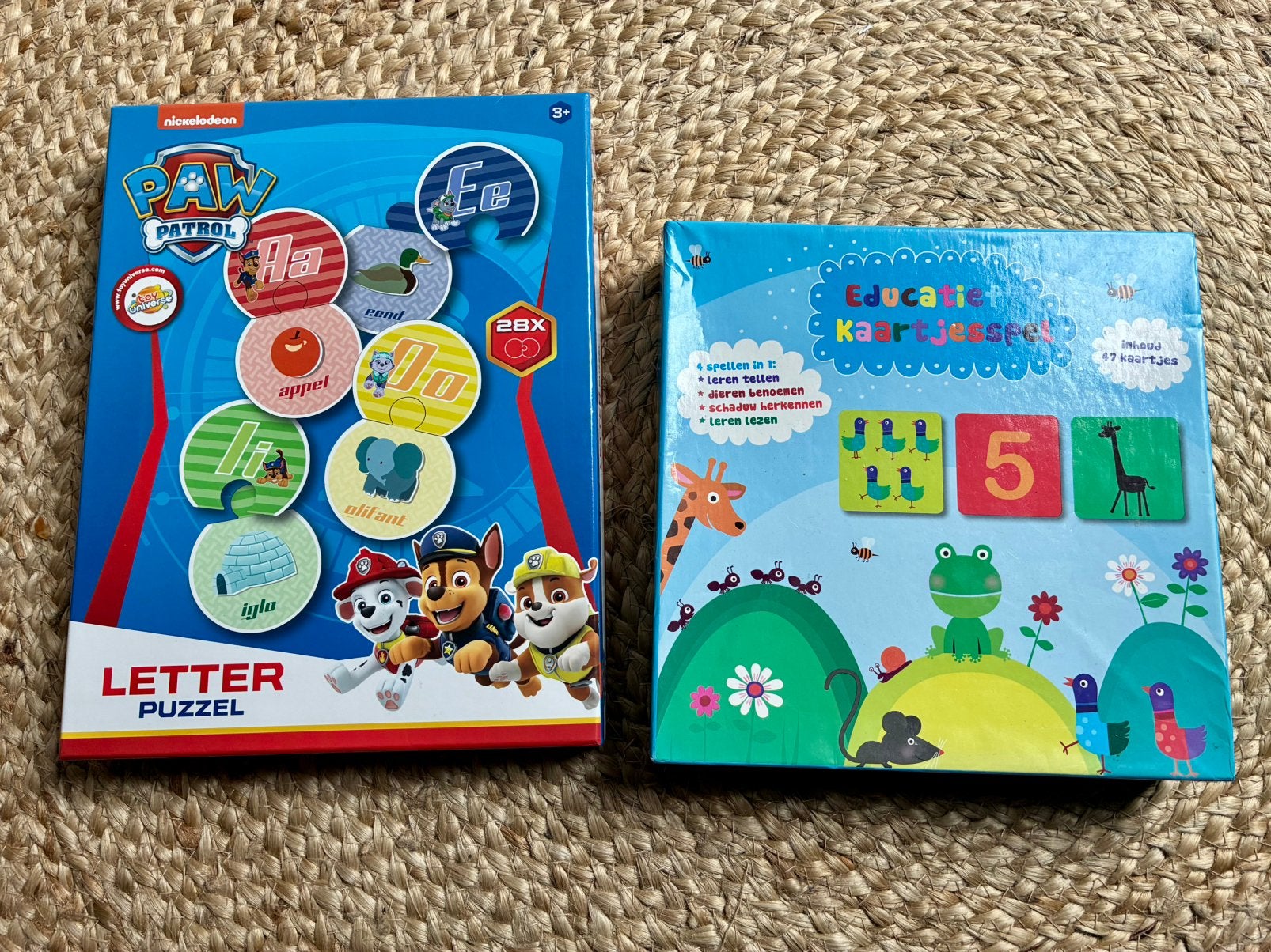 2 educatieve spelletjes, Ophalen, Gebruikt, 6 maanden tot 2 jaar