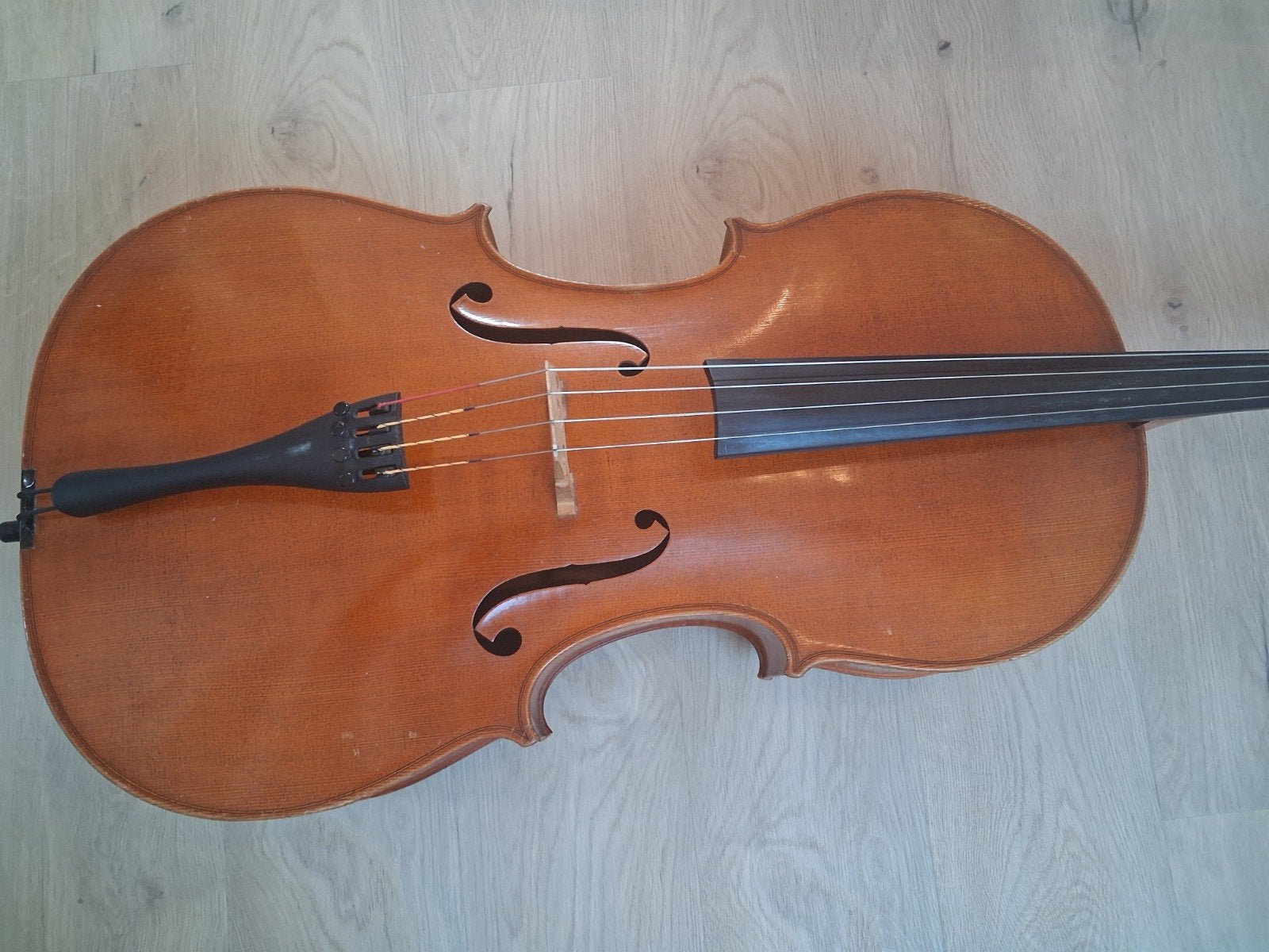 4/4 Duitse handgemaakte cello, Ophalen, Gebruikt, Met koffer