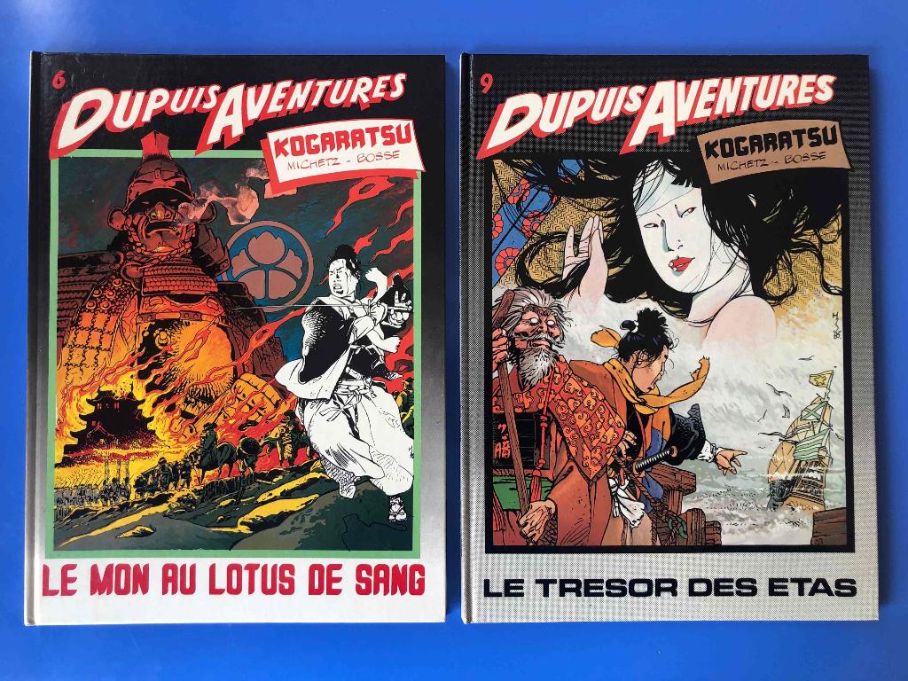 EO Kogaratsu 1 et 2 - Dupuis Aventures 1985-86, Michetz - Bosse, Meerdere stripboeken, Ophalen, Gelezen