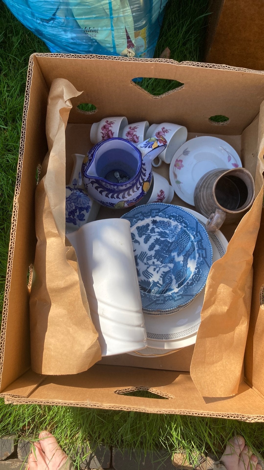 Gratis rommelmarktspullen 3 dozen, Diversen, Ophalen of Verzenden, Zo goed als nieuw