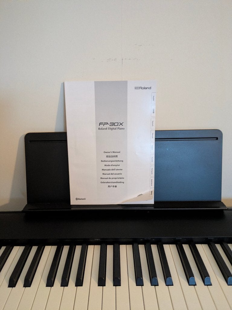 Piano électronique Roland FP-30X-BK, Musique & Instruments, Comme neuf, Digital, Enlèvement, Piano