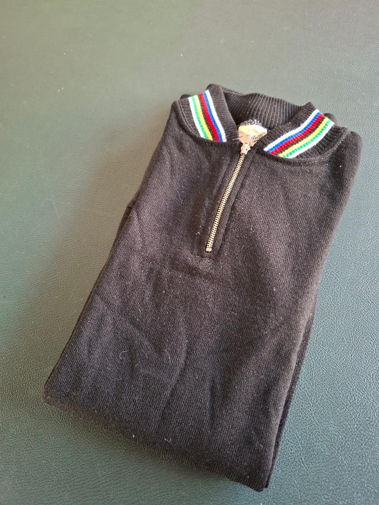 koerstruitje wielertrui regenboog retro campitello vintage, S, Vêtements d'extérieur, Enlèvement ou Envoi, Utilisé