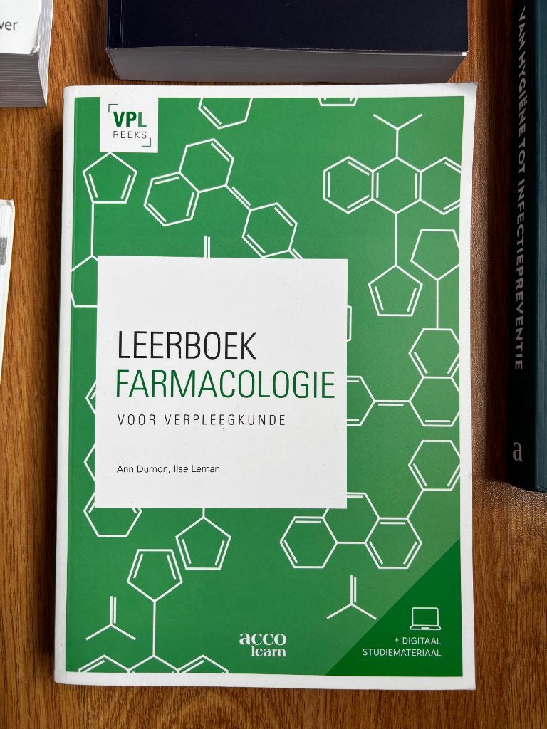 Leerboek farmacologie, Boeken, Hoger Onderwijs, Acco, Ophalen of Verzenden, Zo goed als nieuw
