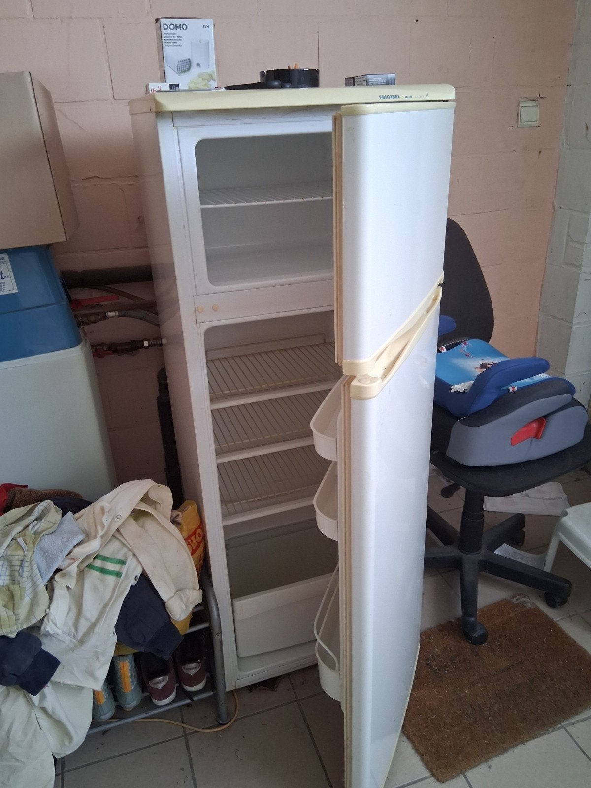 réfrigérateur avec congélateur, Electroménager, Avec compartiment congélateur, Utilisé, 60 cm ou plus, Enlèvement