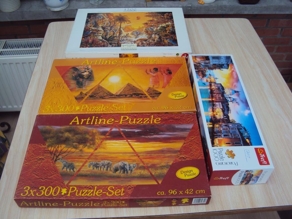 puzzels aan 3 euro per stuk (foto 5 & 6), Enlèvement ou Envoi, Utilisé