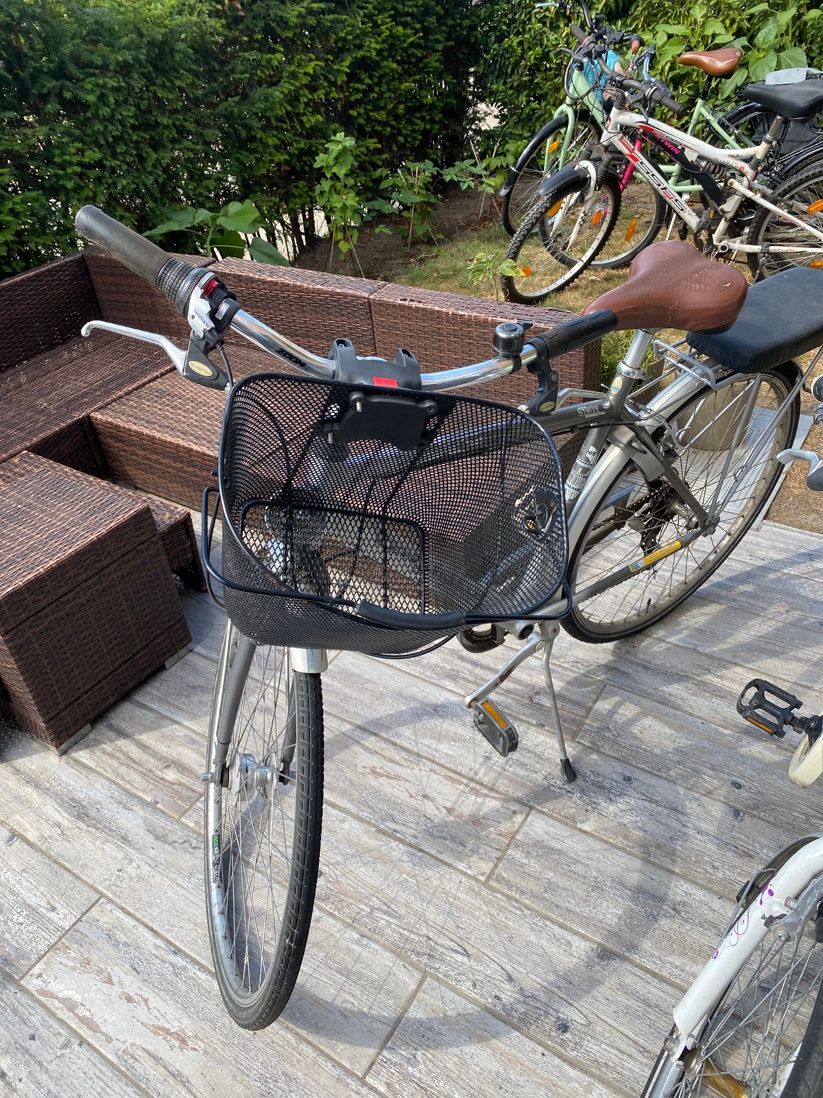 Venturili Herenfiets – Comfortabele stadsfiets met mand, Enlèvement, Comme neuf