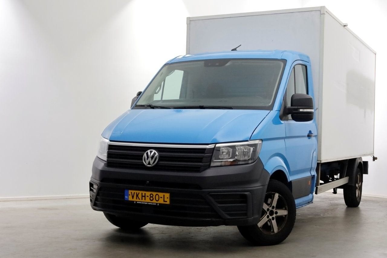 Volkswagen Crafter 35 2.0 TDI E6 Bakwagen met achterdeuren 2, Auto's, Blauw, Bedrijf, ABS, 277 g/km