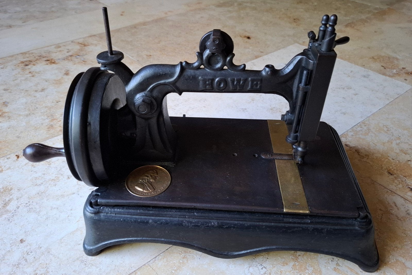 Amerikaanse naaimachine Howe, ca. 1872-1875, Ophalen of Verzenden