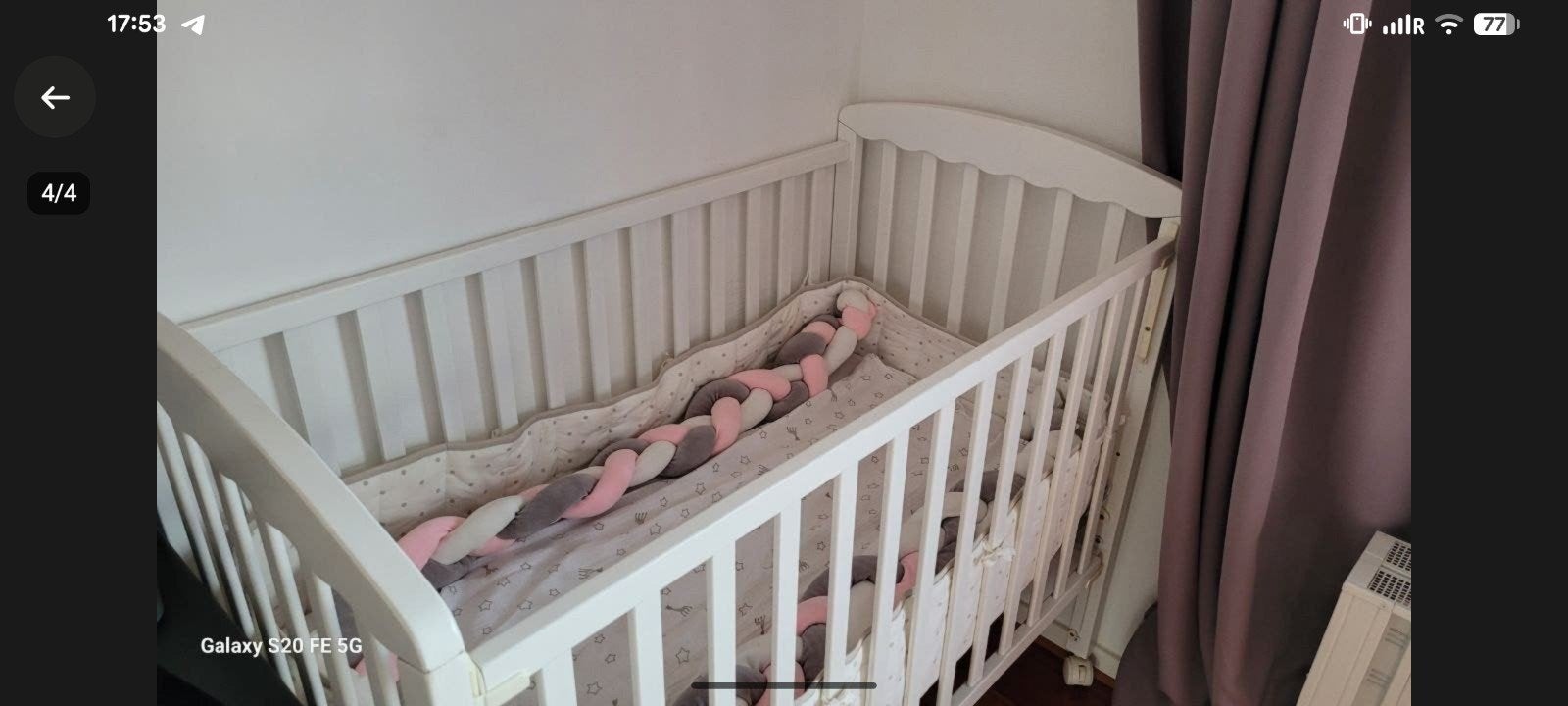 Lit bébé ajustable, Enfants & Bébés, Enlèvement, Utilisé, Moins de 140 cm, Moins de 70 cm
