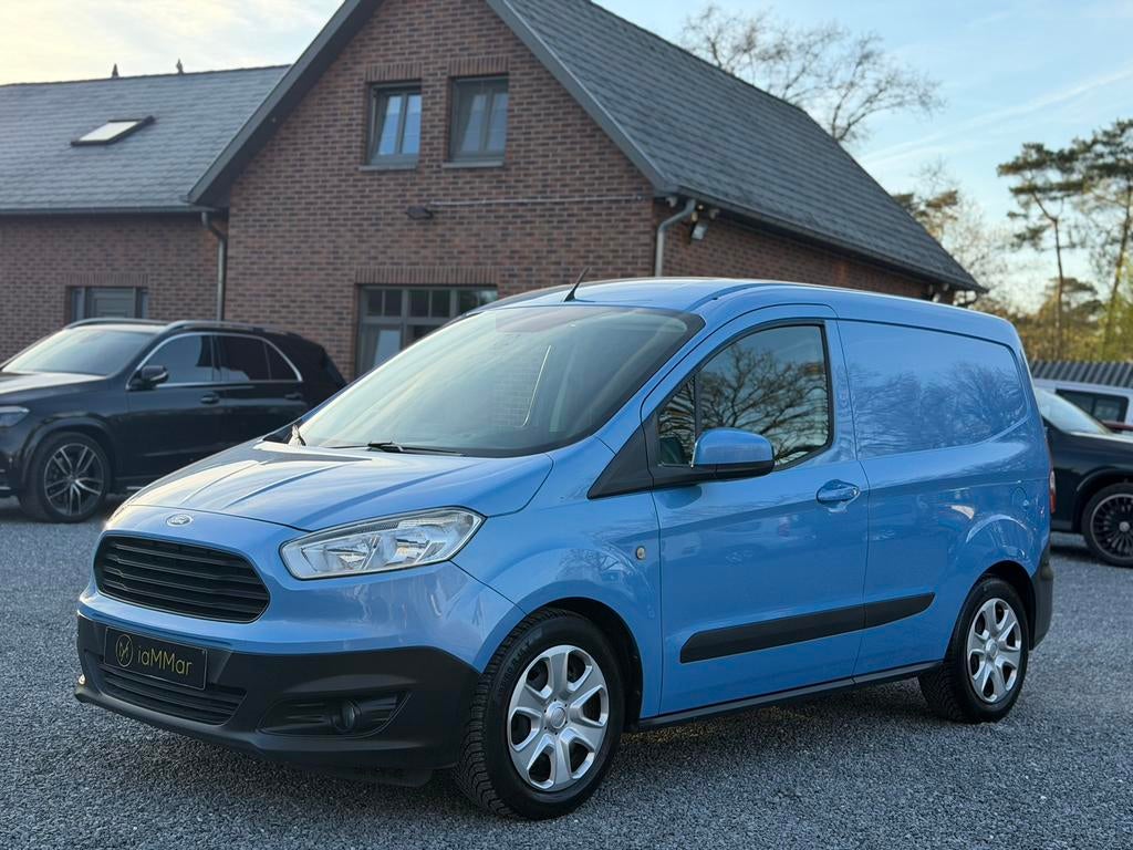 FORD TRANSIT COURIER, Auto's, Ford, Euro 5, Stof, Zwart, Blauw