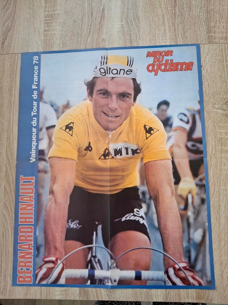10 Posters Miroir du Cyclisme - Hinault - Raas - Anderson .., Envoi