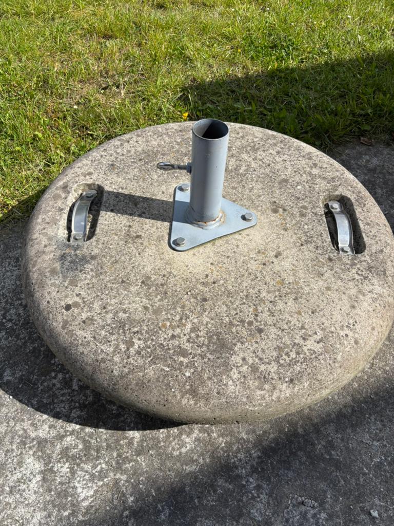 Pied de parasol (lourd), Tuin en Terras, Terrasdelen en Vlonders, Ophalen, Gebruikt, Overige materialen