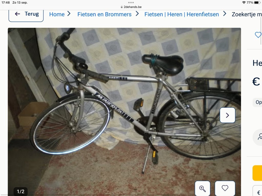 Herenfiets, Fietsen en Brommers, Ophalen