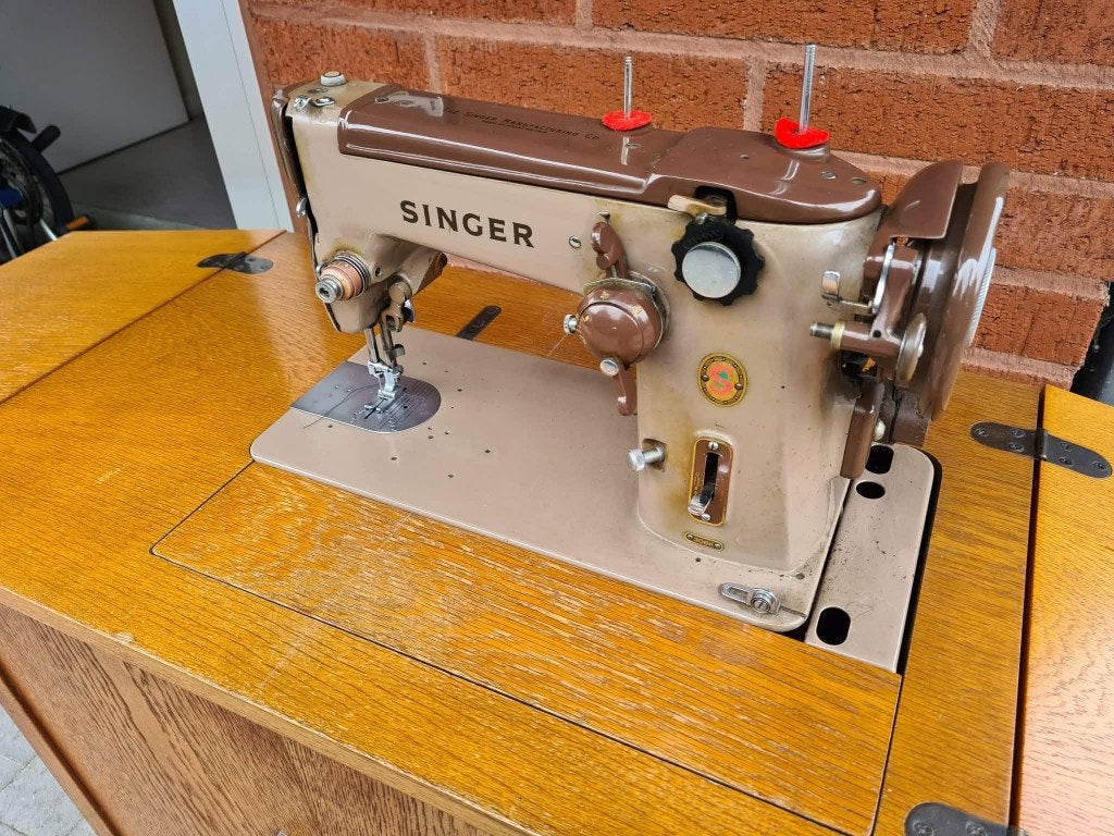 Singer naaimachine 306K (elektrisch, geen trapper!), Ophalen, Gebruikt, Naaimachine, Singer