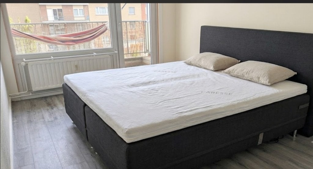 Lit Boxspring Électrique de Luxe Caresse 4500 (180x200 cm) !, Fermeture éclair, Autres marques, Comme neuf, Enlèvement