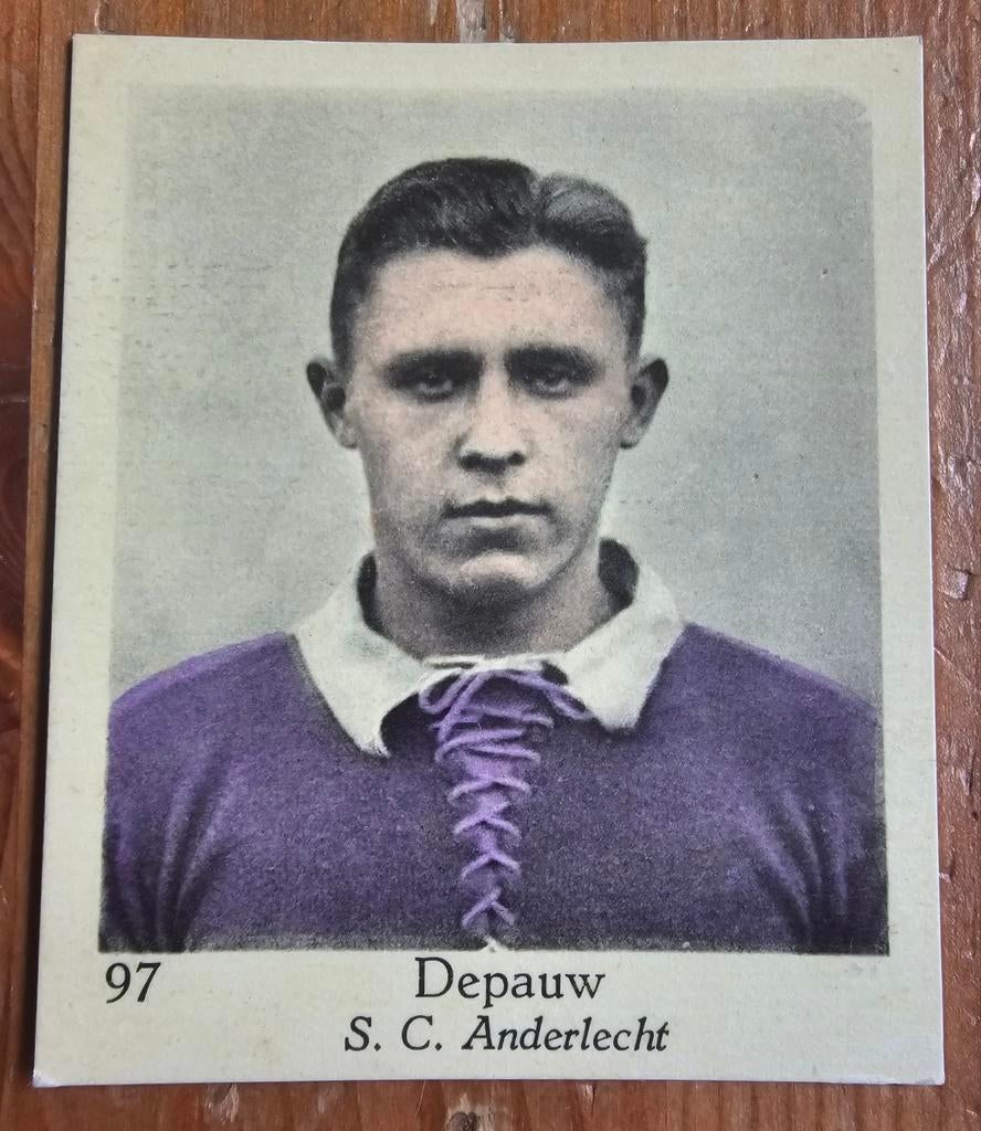1930s Lecocq (pre panini) 97 Depauw SC Anderlecht!, Ophalen of Verzenden, Zo goed als nieuw, Plaatje