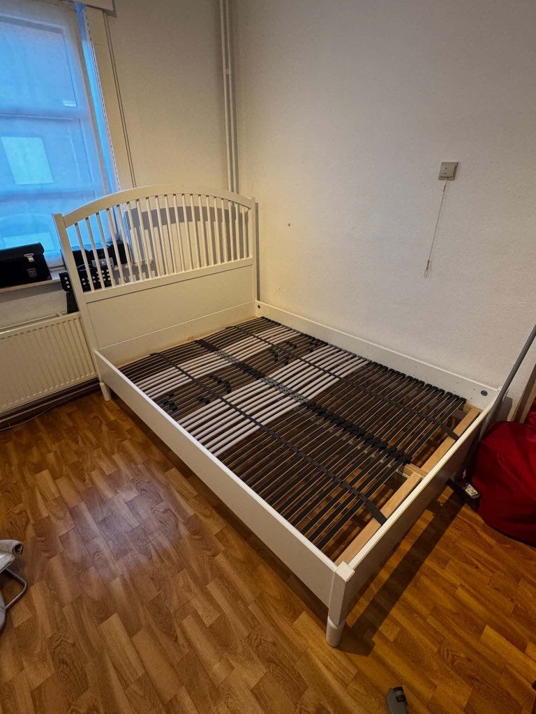 Bed twijfelaar, Maison & Meubles, Queen size, Enlèvement, 200 cm, 140 cm