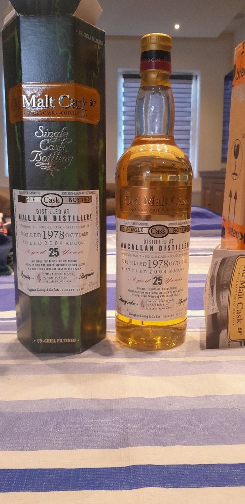 Whisky macallan 25 jaar oud 1978, Ophalen of Verzenden