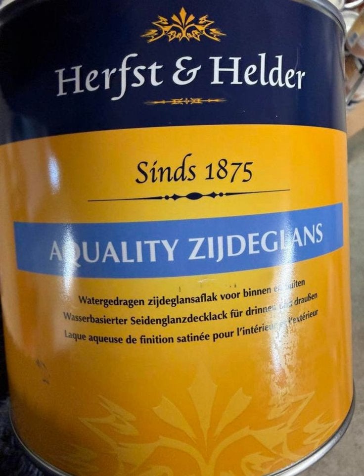 Herfst en helder donkergrijze lak 2,5liter, Doe-het-zelf en Bouw, Verf, Beits en Lak, Ophalen of Verzenden, Nieuw, Lak