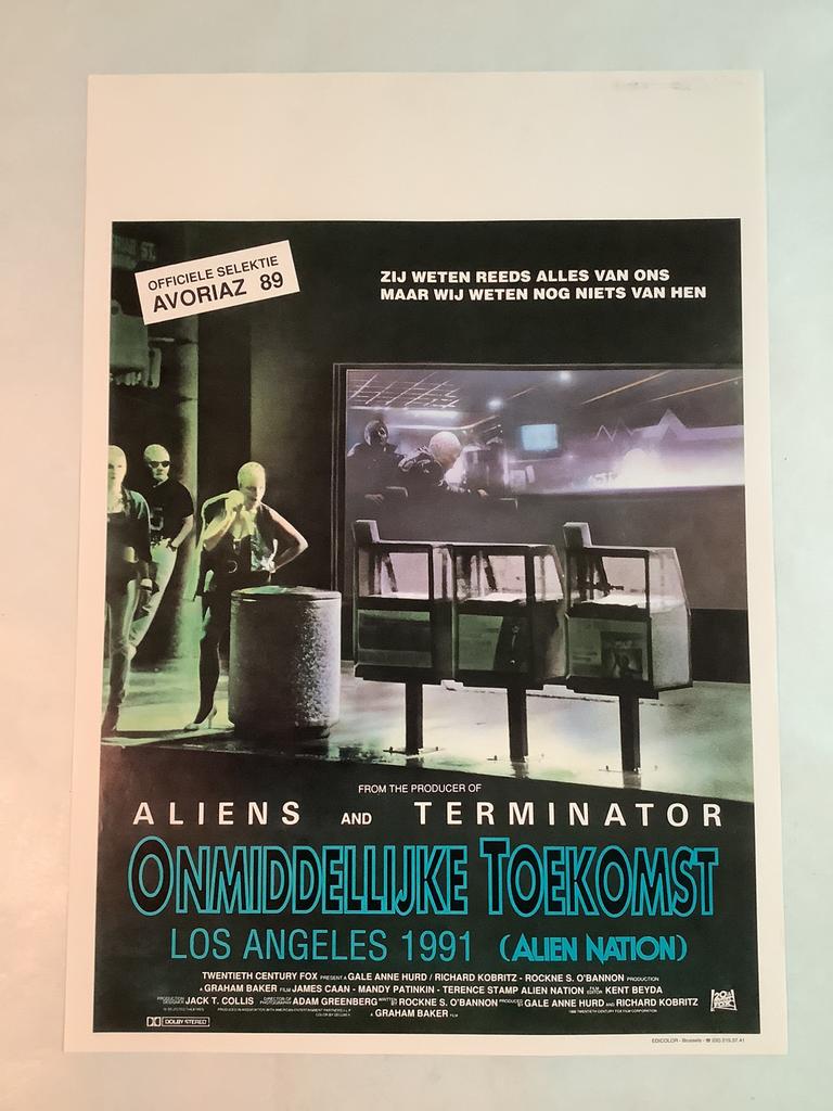 ALIEN NATION   filmposter   36-54 cm, Verzamelen, Ophalen of Verzenden