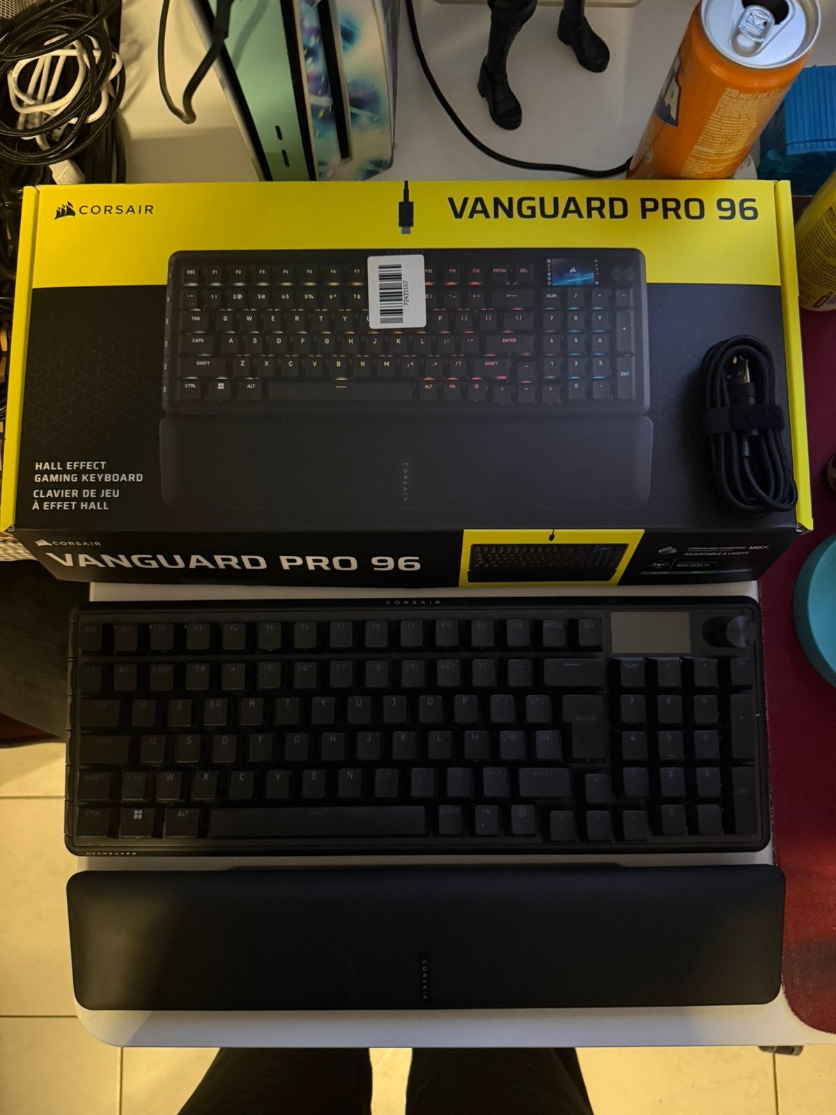 clavier corsair, Informatique & Logiciels, Clavier gamer, Azerty, Comme neuf, Enlèvement