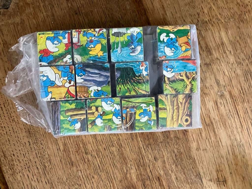 Blocs puzzle schtroumpfs, Enlèvement ou Envoi, Comme neuf