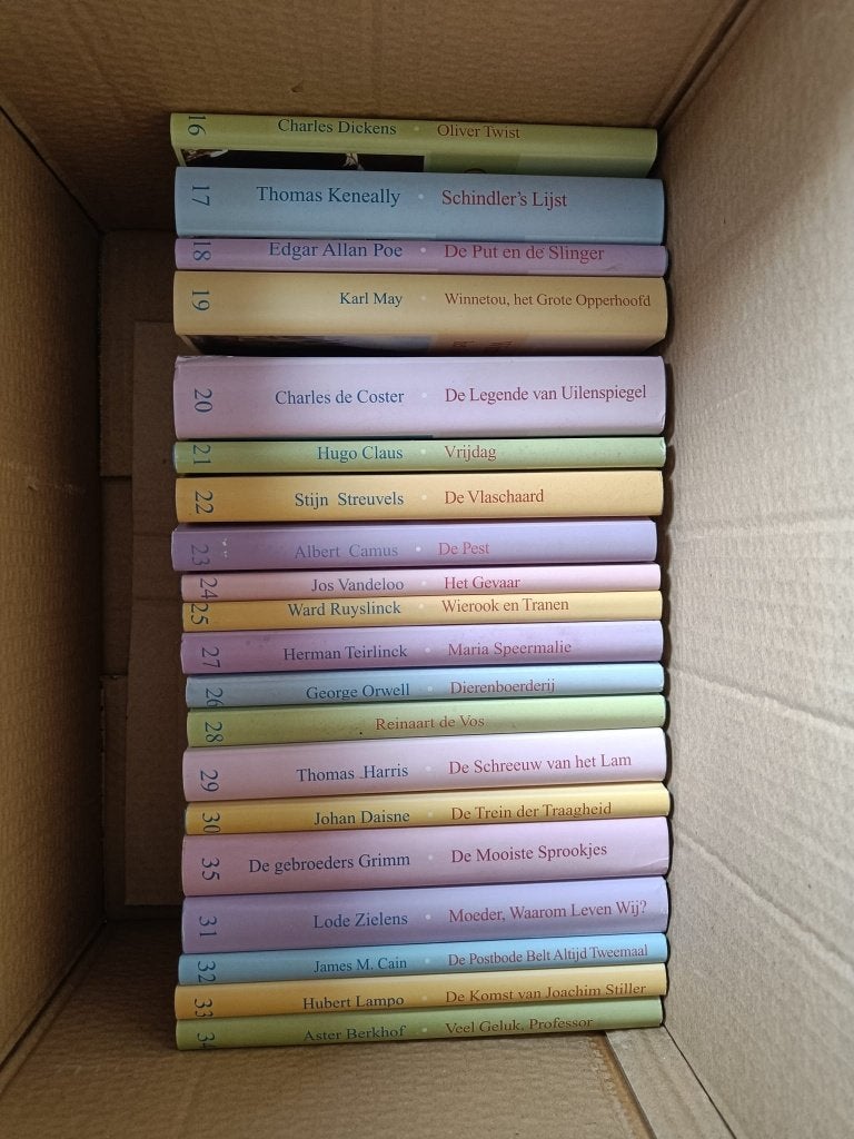 35 klassieke literaire meesterwerken, Boeken, Ophalen, Zo goed als nieuw, Meerdere auteurs
