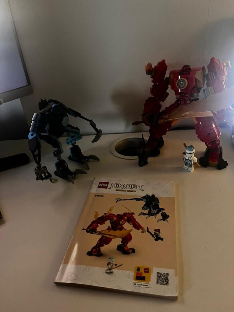 LEGO NINJAGO Kai's elementaire vuurmecha - 71808, Ophalen, Compleet, Lego, Zo goed als nieuw