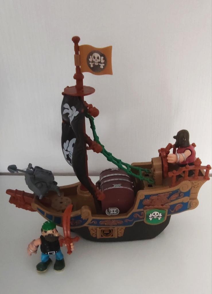 Bateau pirate avec 2 personnages, Enlèvement, Comme neuf