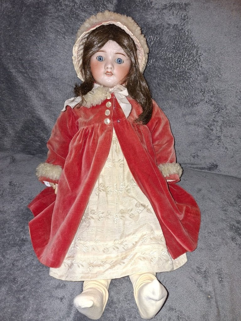 oude porseleinen pop, begin 1900, Ophalen of Verzenden
