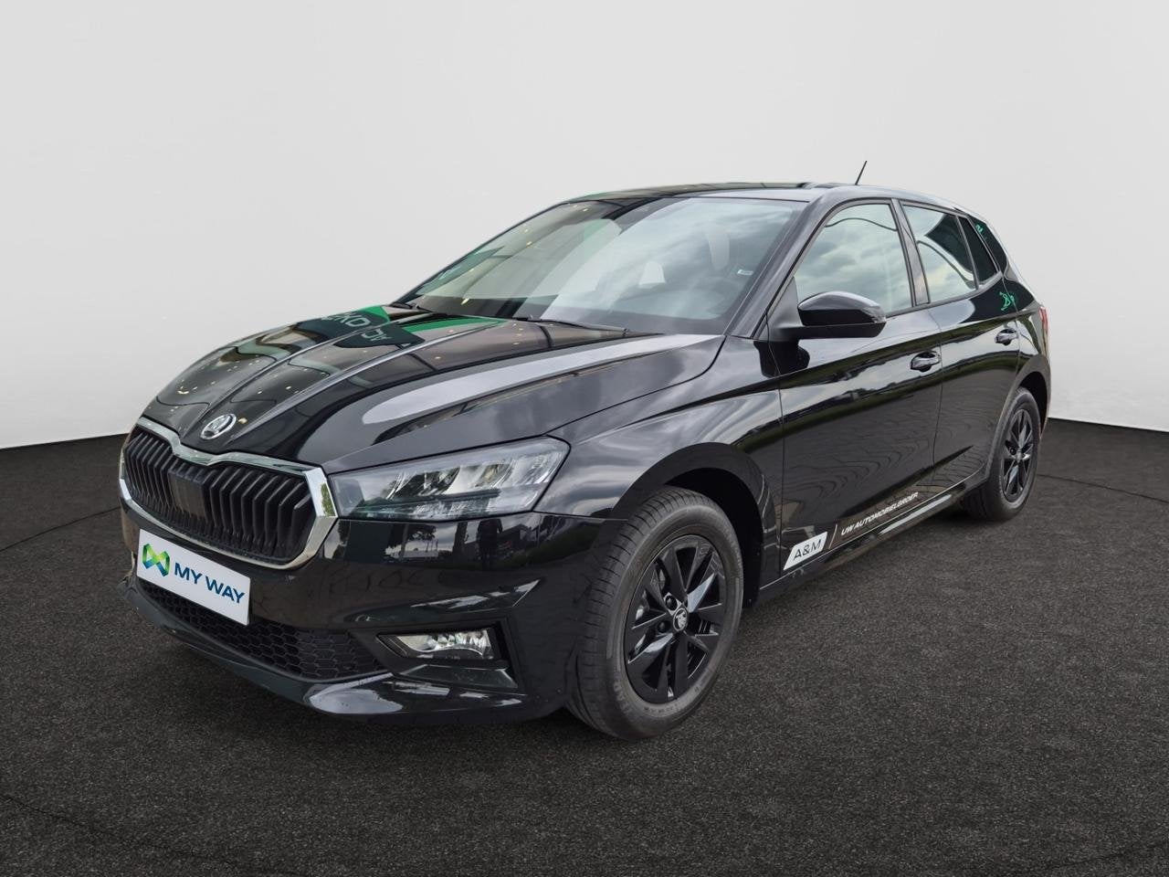 Skoda Fabia FAMILY 1.0 TSI 95 PK 5 VERSNELLINGEN, Auto's, Zwart, Handgeschakeld, 113 g/km, https://public.car-pass.be/vhr/100a43f7-77d0-4ad7-8439-df674da60ee8