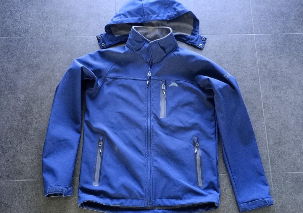 softshell jas Trespass maat small, Blauw, Ophalen of Verzenden, Zo goed als nieuw, Trespass