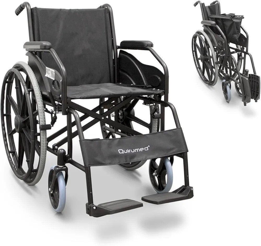 Fauteuil roulant pliant en acier EASY STYLE, Divers, Chaises roulantes, Neuf, Fauteuil roulant à pousser, Pliant, Enlèvement