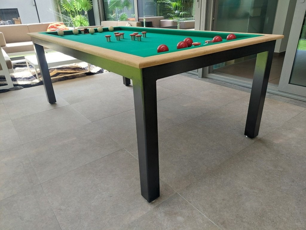 Billard golf Ferro Home — chêne et acier | ’t Clubke, Sports & Fitness, Enlèvement, Neuf, Table de billard