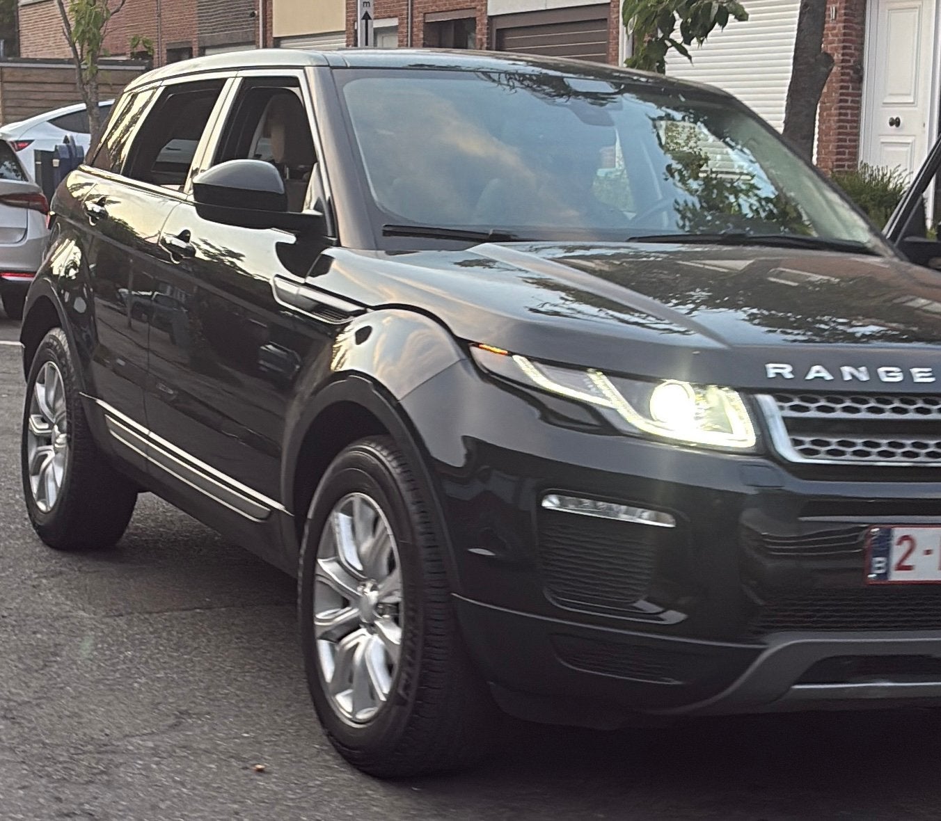 Range rover evoque diesel 6b, Auto's, Automaat, Zwart, Leder, Diesel