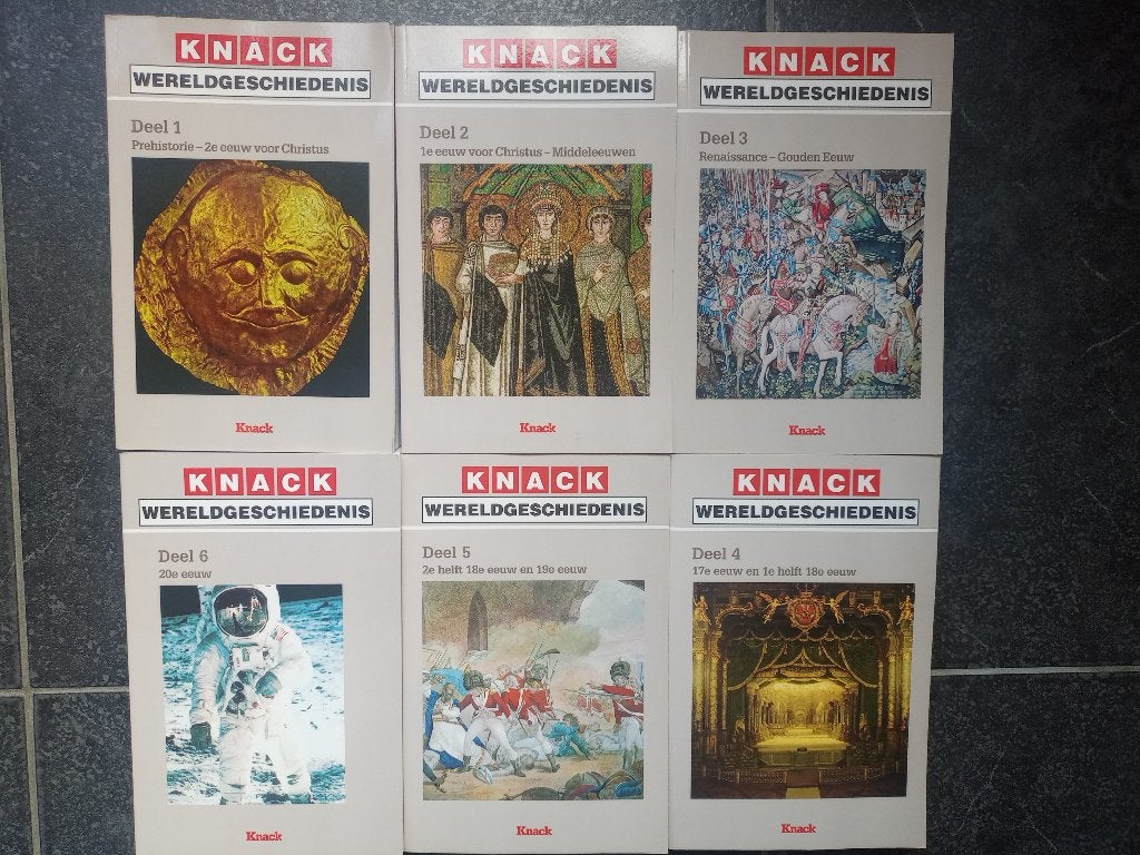 KNACK WERELDGESCHIEDENIS COMPLEET 6 DELEN - prima staat, Boeken, Geschiedenis | Wereld, Ophalen of Verzenden, Zo goed als nieuw