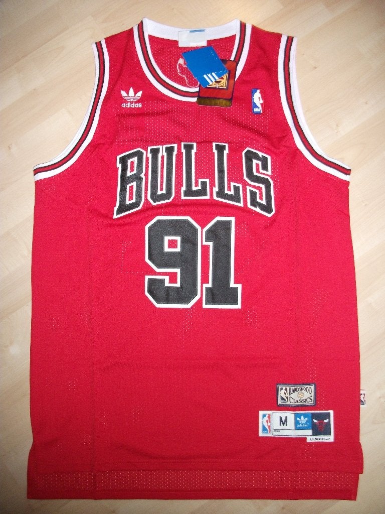 Chicago Bulls Retro Jersey Rodman maat: M, Sports & Fitness, Basket, Neuf, Vêtements, Enlèvement ou Envoi